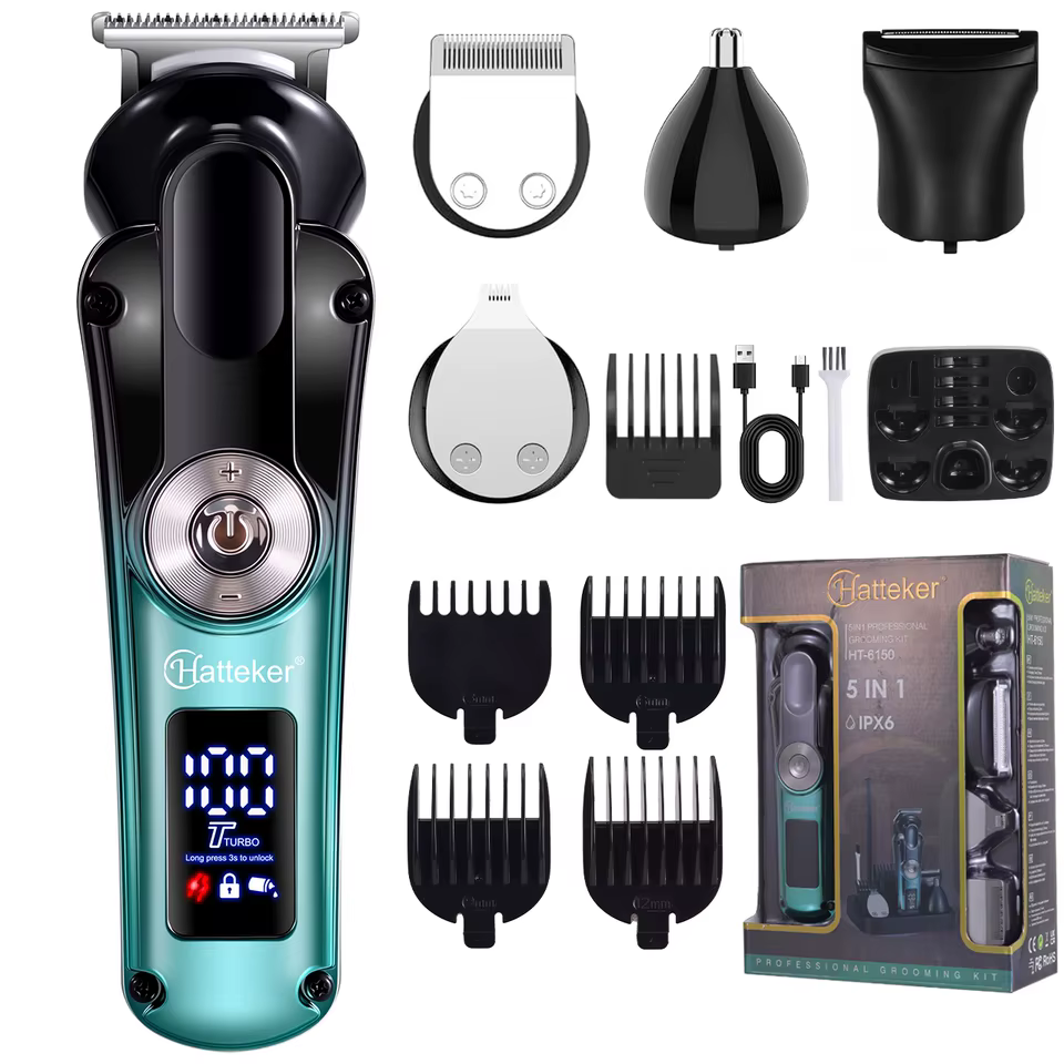 Aparador de Cabelo Hatteker 5 em 1