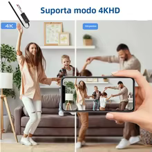 Câmera WiFi Mini HD 4K Thumbnail 4