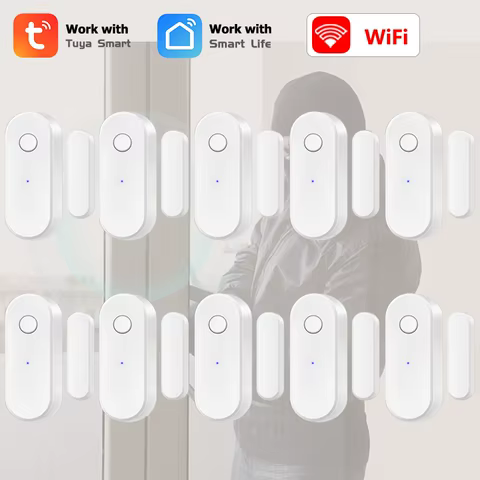 Sensor de Porta Inteligente WiFi Tuya