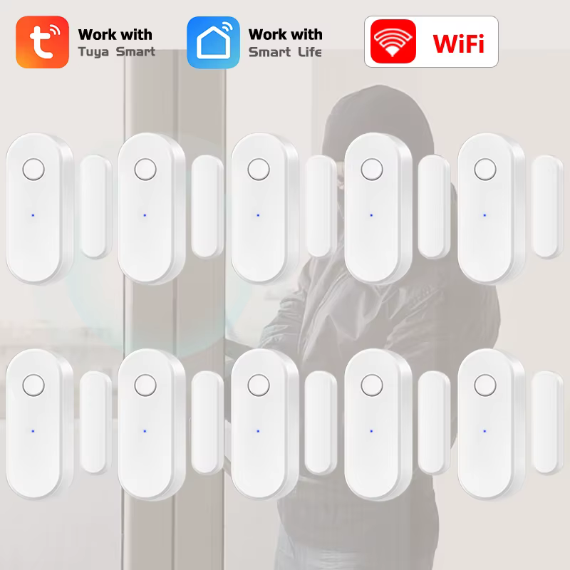 Sensor de Porta Inteligente WiFi Tuya