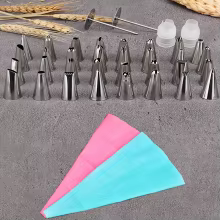 Kit 38 Peças Decoração Bolo Creme Saco Thumbnail 3