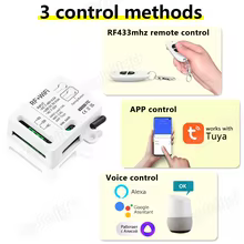 Interruptor WiFi Inteligente Tuya com Controle Remoto Thumbnail 3