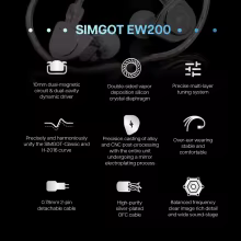 SIMGOT EW200 Fones Intra-auriculares Thumbnail 4