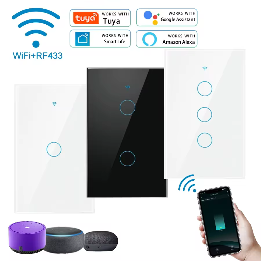 Interruptor Inteligente WiFi Tuya Alexa