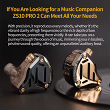 KZ ZS10 PRO 2 In-Ear Híbrido Thumbnail 2