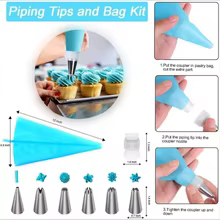Kit 24 Sacos Silicone Decoração Bolos Thumbnail 3