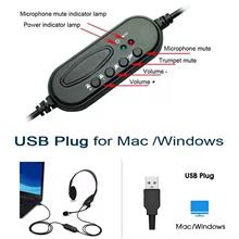 Headset USB com Cancelamento de Ruído Thumbnail 6