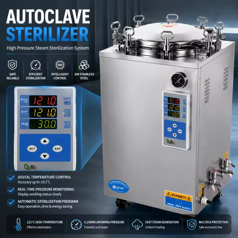 Autoclave de Esterilização a Vapor