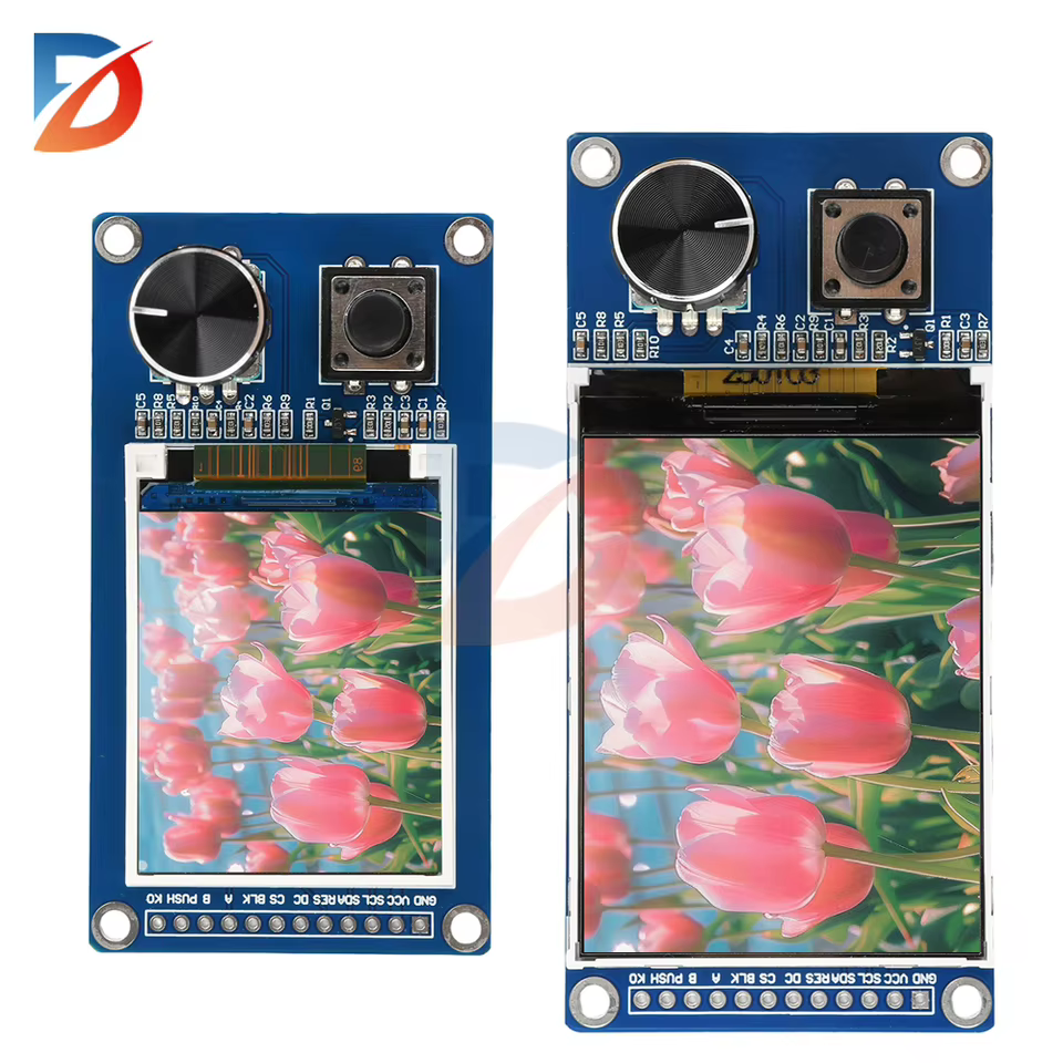Tela LCD Arduino SPI + Encoder