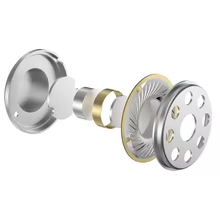 Fone de Ouvido CRA Banhados a Ouro 0.75mm Thumbnail 2