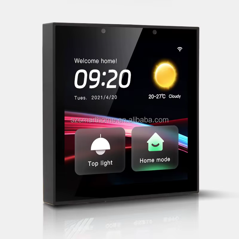 Painel de Controle Inteligente 4" com 11 Interruptores