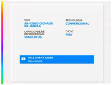 Ar Condicionado Consul 10.000 BTUs Janela Thumbnail 2