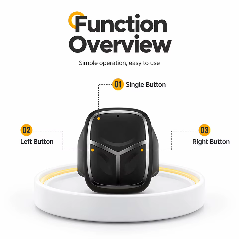 Anel de Controle Inteligente Bluetooth