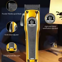 Kemei Afeitador Profissional Sem Fio KM-1826 Thumbnail 3