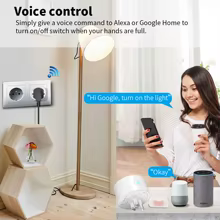Plugue Inteligente Wi-Fi Zigbee Tuya 16A Thumbnail 3