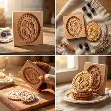 Moldes de Madeira para Biscoitos de Natal Thumbnail 3