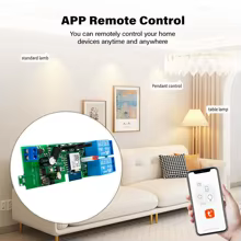 Relé Wi-Fi Tuya 2 Canais com RF 433MHz Thumbnail 5