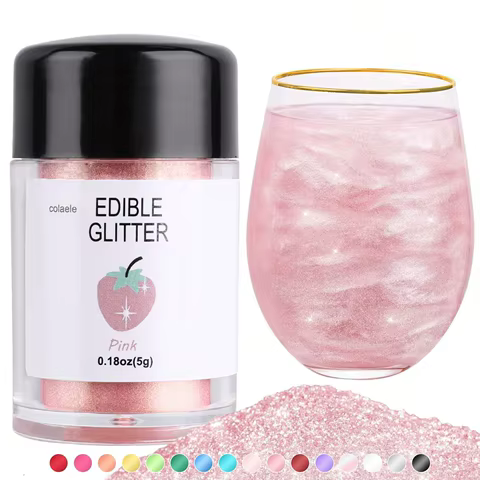 Pó de Ouro e Glitter para Confeitaria