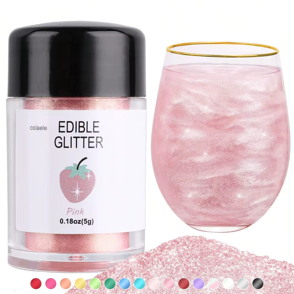 Pó de Ouro e Glitter para Confeitaria