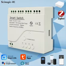 Relé Zigbee 4 Canais Inteligente Thumbnail 1