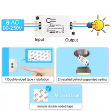 Interruptor Inteligente WiFi Tuya RF 433MHz Thumbnail 3