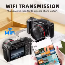 Câmera Digital 4K WiFi Tela Flip 18X Zoom Thumbnail 2