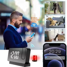 Câmera Relógio HD4K WiFi com Detecção de Movimento Thumbnail 3
