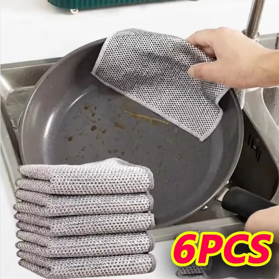 Pano Mágico de Limpeza 6 Peças