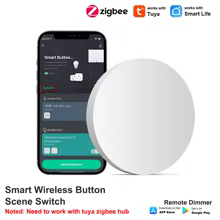 Botão Sem Fio Tuya Zigbee Thumbnail 1