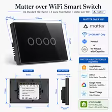 Interruptor Inteligente Melery Matter WiFi Thumbnail 2