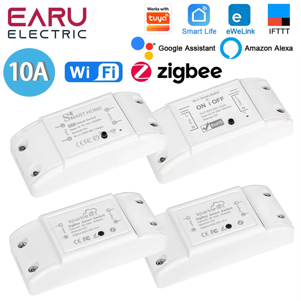 Interruptor Inteligente WiFi ZigBee 10A