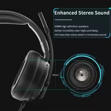 NUBWO N12 Headset Gamer com Microfone Thumbnail 2