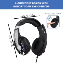 Headset Gamer Esports Gear com Microfone Thumbnail 6
