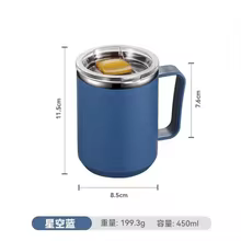 Xícara Térmica 450ml Aço Inoxidável Thumbnail 5