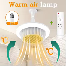 Luminária Ventilador e Aquecedor 600W Thumbnail 1
