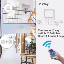 Interruptor Inteligente Wi-Fi Tuya 16A/20A Thumbnail 3