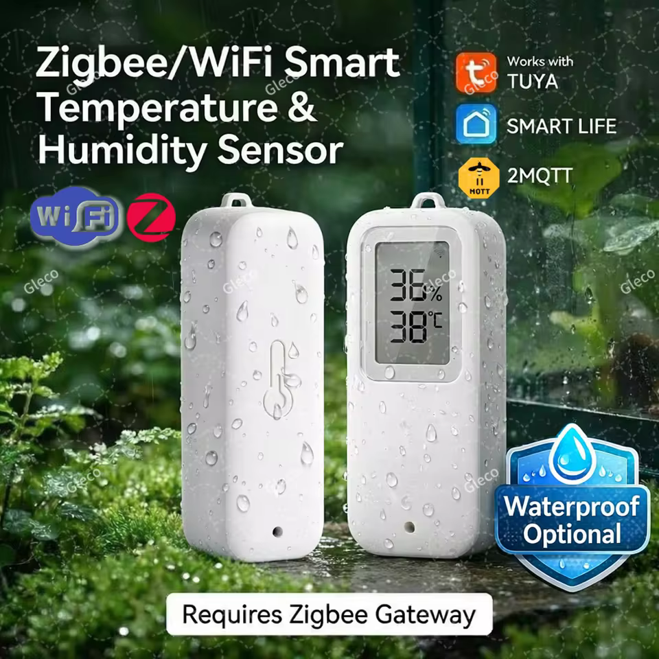 Sensor Inteligente Tuya Zigbee Wi-Fi