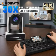 Câmera PTZ 4K 30x Zoom NDI POE Thumbnail 3