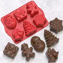 Moldes de Silicone de Natal 30 Cavidades Thumbnail 6