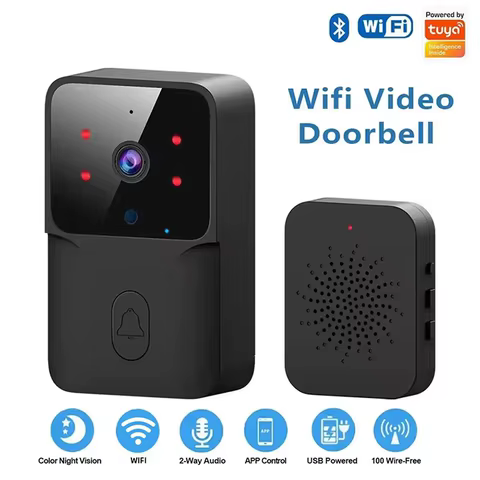 Campainha Wi-Fi Inteligente com Câmera