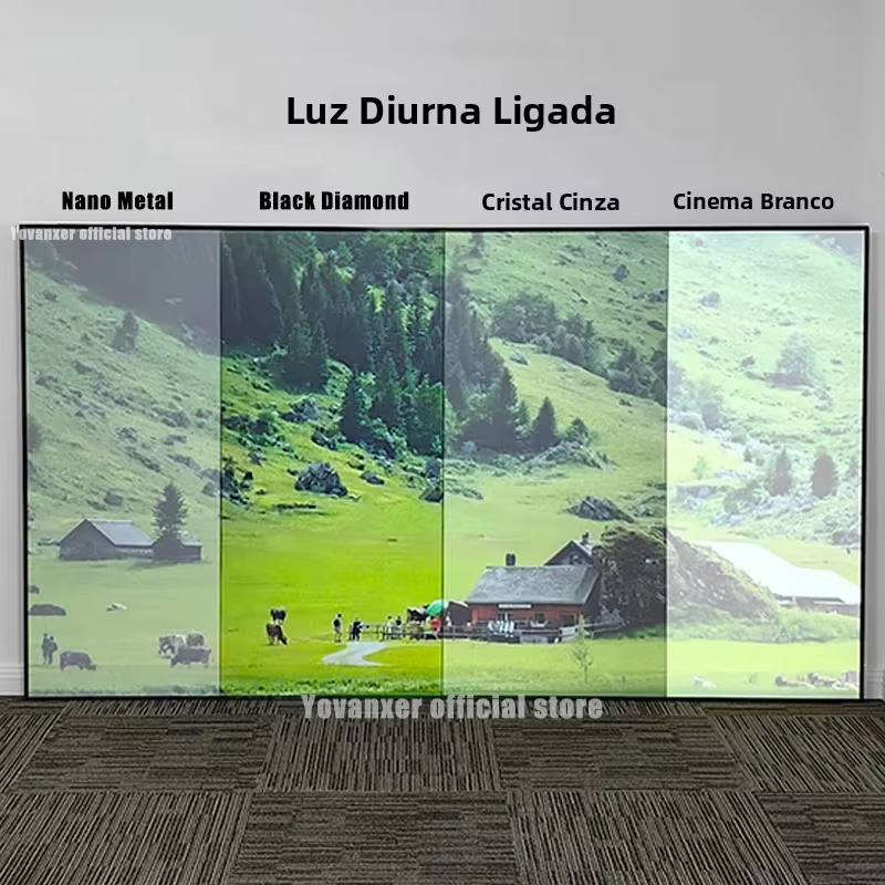 Tela de Projeção ALR Black Diamond 200" 4K