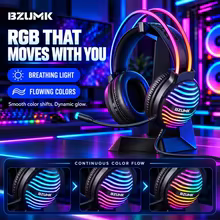 Headset Gamer BZUMK H1 RGB Thumbnail 3