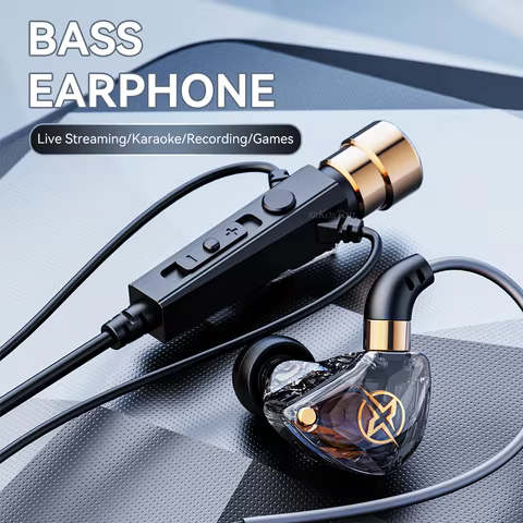 Fone de Ouvido Hi-Fi com Microfone