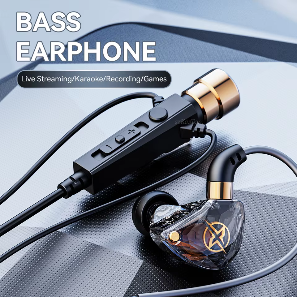 Fone de Ouvido Hi-Fi com Microfone