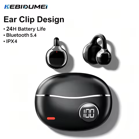 KEBIDUMEI Fones Bluetooth 5.4 Esportivos