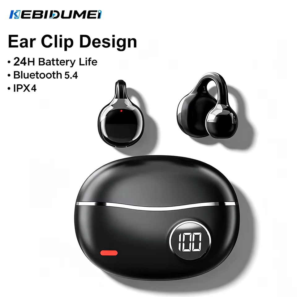KEBIDUMEI Fones Bluetooth 5.4 Esportivos