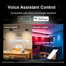 Lâmpada LED Inteligente Wi-Fi Zigbee RGB Thumbnail 4