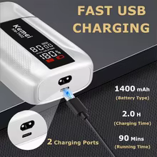 Kemei KM-T402 Barbeador Profissional Thumbnail 6
