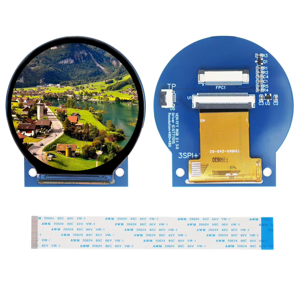 Display LCD TFT 2.1" Circular