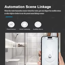 Sensor de Vazamento de Água Tuya Zigbee Thumbnail 5